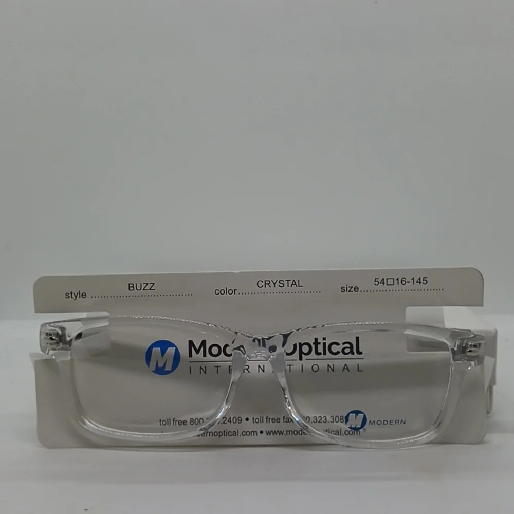 NWT UNISEX MODERN OPTICAL EYEGLASS FRAMES BUZZ CRYSTAL